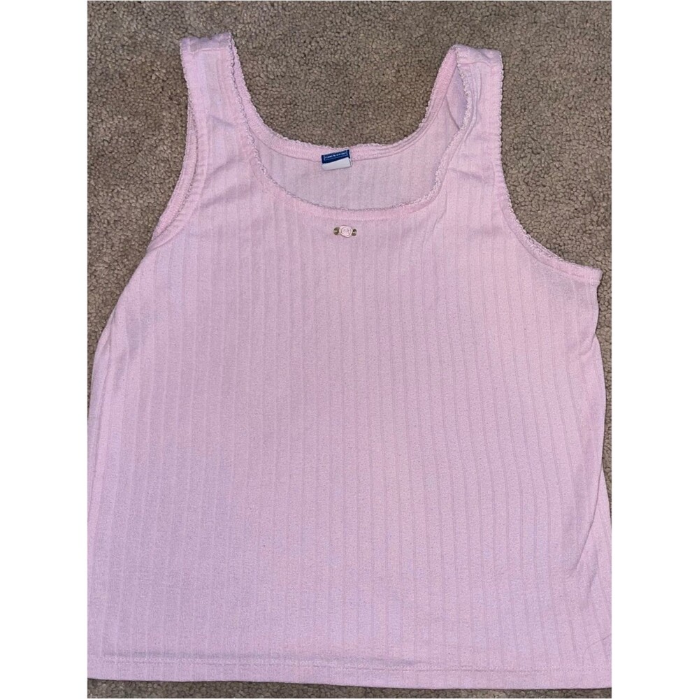 Girl’s Old Navy Pink Frilly Tank Top | Size Large (10/12)